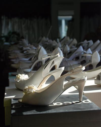 Svatební obuv a kabelky